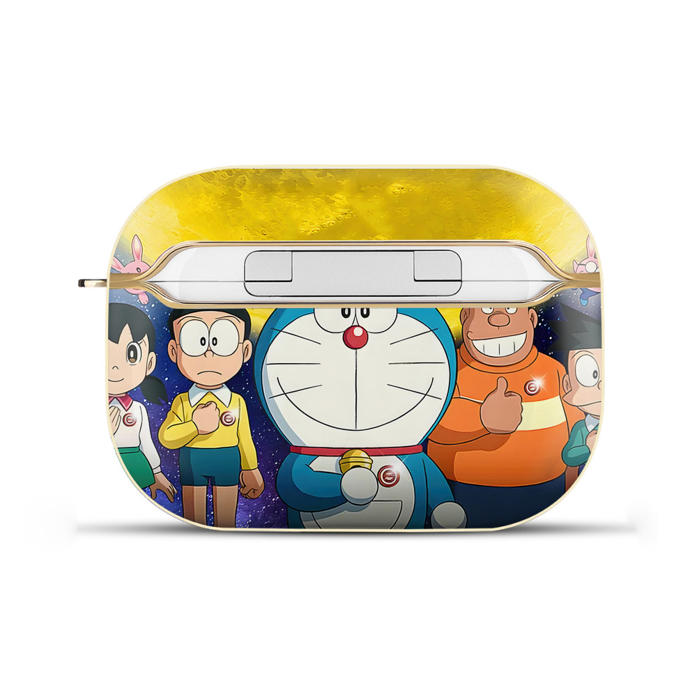 （画像用） ドラえもん Doraemon 【AirPods Pro用】ハードシェル保護ケース｜耐衝撃・防指紋・カラビナ付き商品仕様