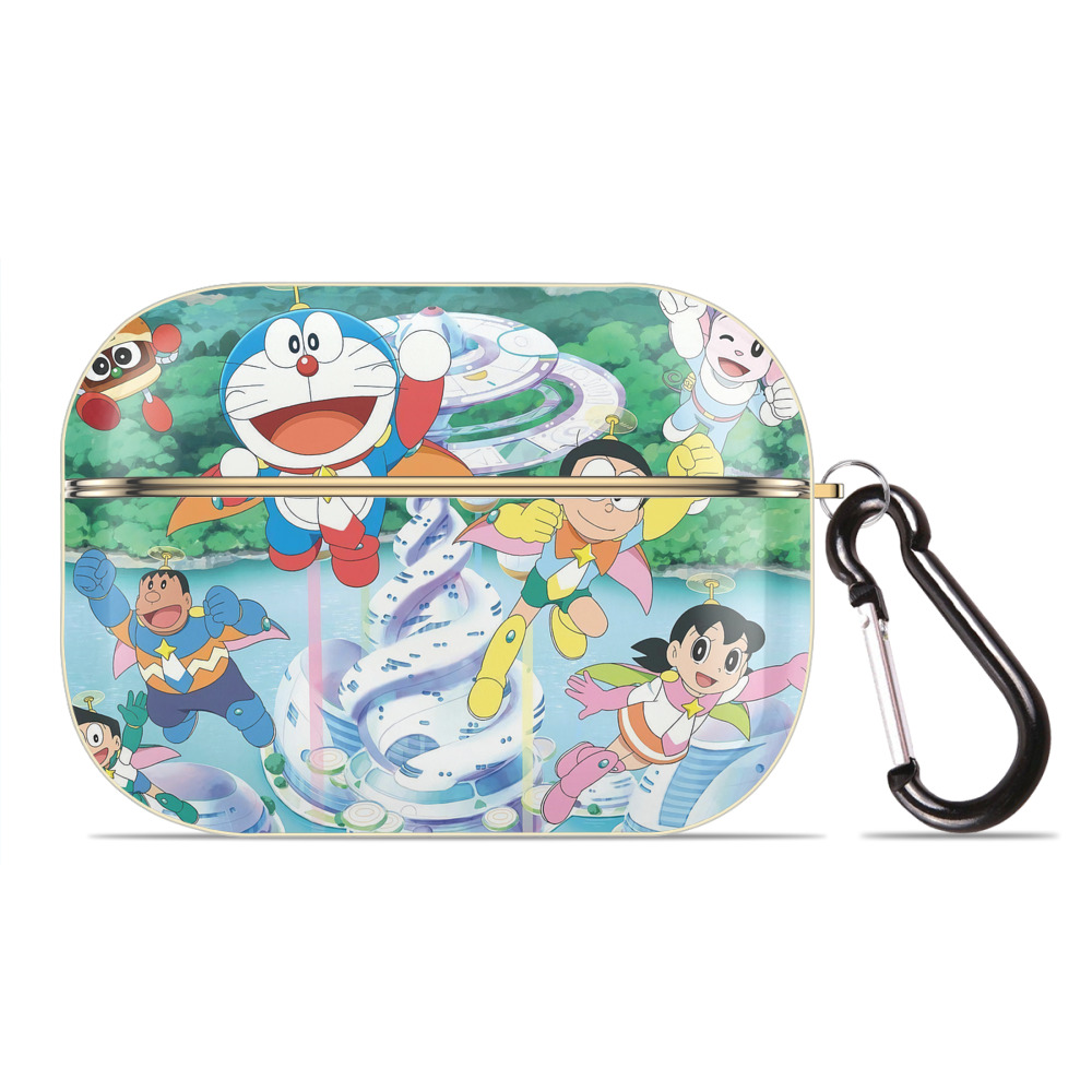 （画像用） ドラえもん Doraemon 【AirPods Pro用】ハードシェル保護ケース｜耐衝撃・防指紋・カラビナ付き商品仕様