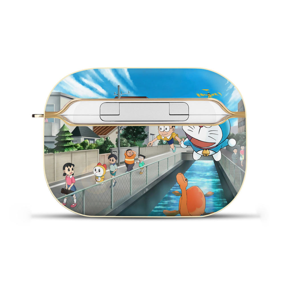 （画像用） ドラえもん Doraemon 【AirPods Pro用】ハードシェル保護ケース｜耐衝撃・防指紋・カラビナ付き商品仕様
