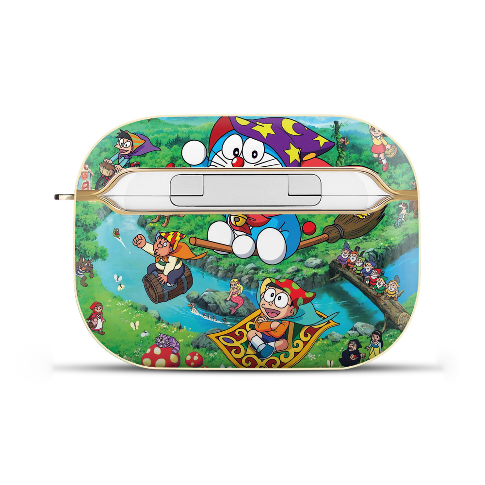 （画像用） ドラえもん Doraemon 【AirPods Pro用】ハードシェル保護ケース｜耐衝撃・防指紋・カラビナ付き商品仕様