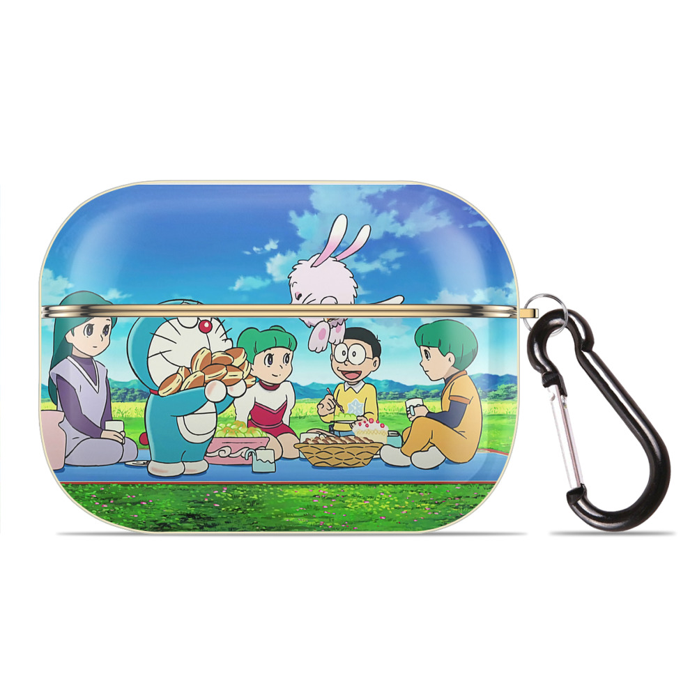 （画像用） ドラえもん Doraemon 【AirPods Pro用】ハードシェル保護ケース｜耐衝撃・防指紋・カラビナ付き商品仕様