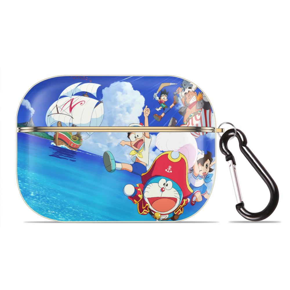 （画像用） ドラえもん Doraemon 【AirPods Pro用】ハードシェル保護ケース｜耐衝撃・防指紋・カラビナ付き商品仕様