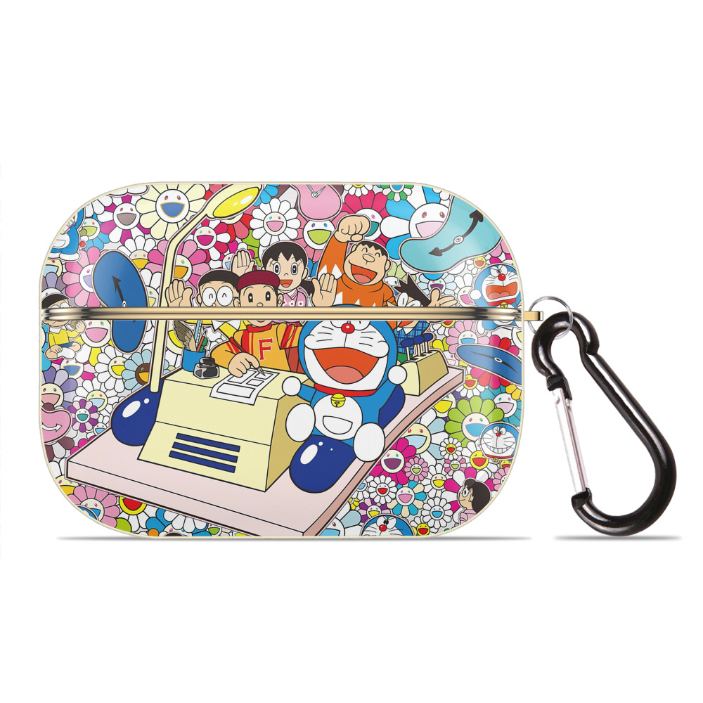 （画像用） ドラえもん Doraemon 【AirPods Pro用】ハードシェル保護ケース｜耐衝撃・防指紋・カラビナ付き商品仕様