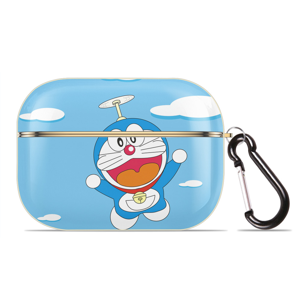 （画像用） ドラえもん Doraemon 【AirPods Pro用】ハードシェル保護ケース｜耐衝撃・防指紋・カラビナ付き商品仕様