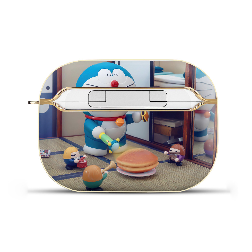 （画像用） ドラえもん Doraemon 【AirPods Pro用】ハードシェル保護ケース｜耐衝撃・防指紋・カラビナ付き商品仕様
