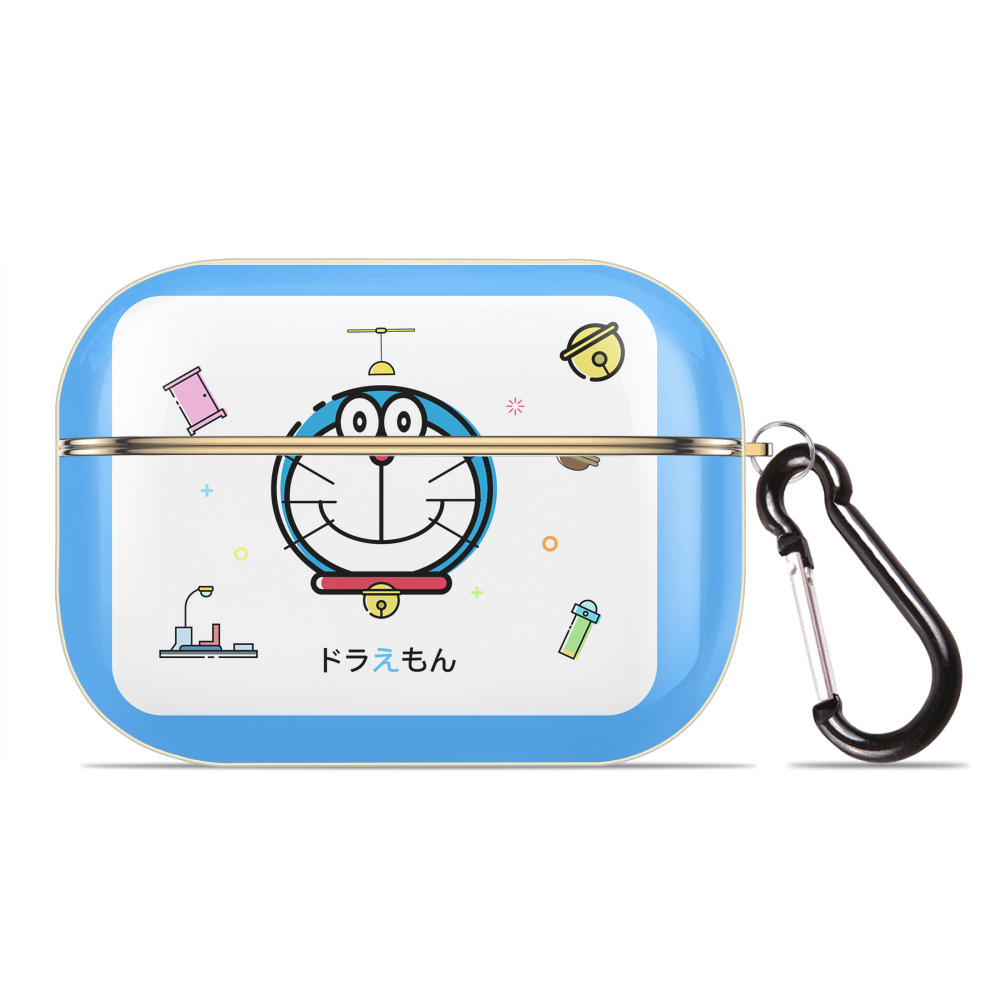 （画像用） ドラえもん Doraemon 【AirPods Pro用】ハードシェル保護ケース｜耐衝撃・防指紋・カラビナ付き商品仕様