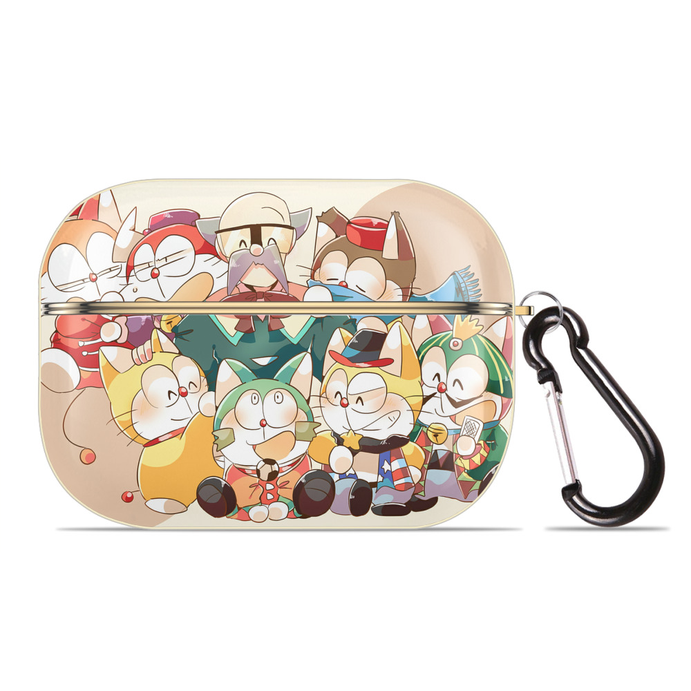 （画像用） ドラえもん Doraemon 【AirPods Pro用】ハードシェル保護ケース｜耐衝撃・防指紋・カラビナ付き商品仕様