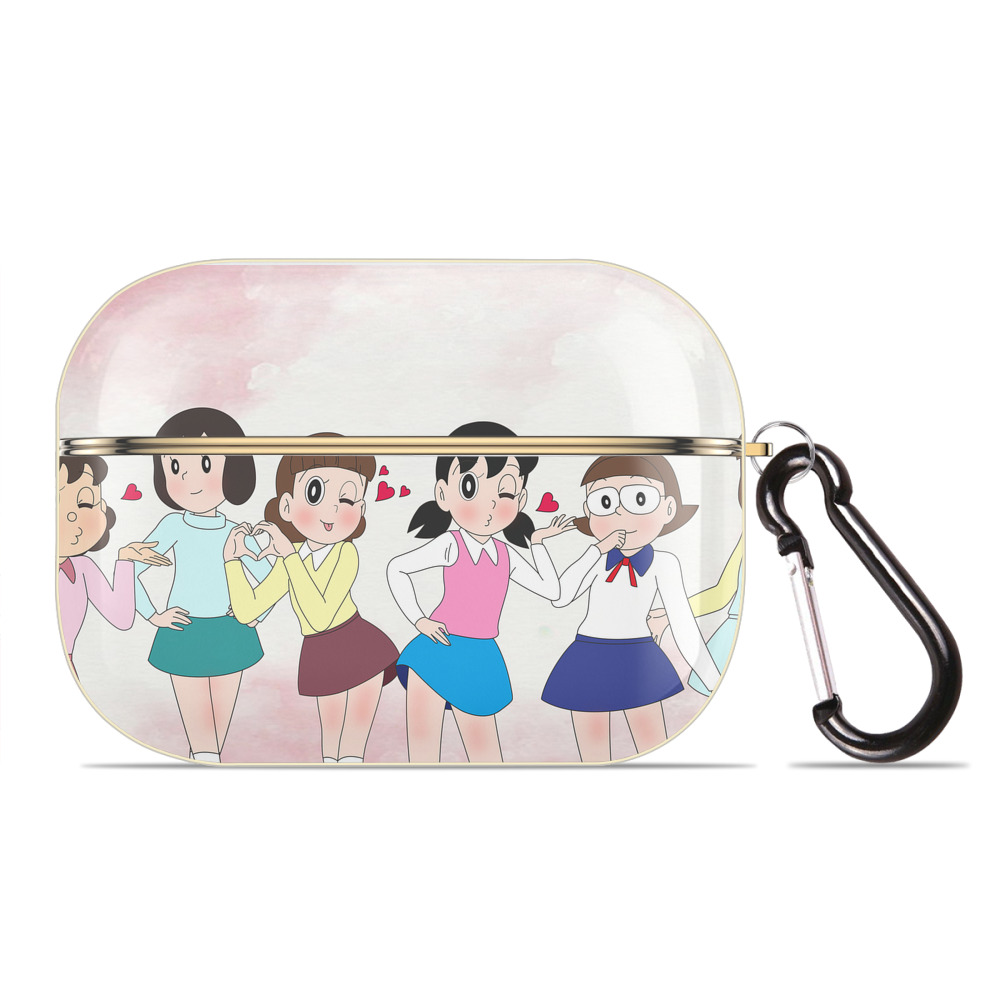 （画像用） ドラえもん Doraemon 【AirPods Pro用】ハードシェル保護ケース｜耐衝撃・防指紋・カラビナ付き商品仕様