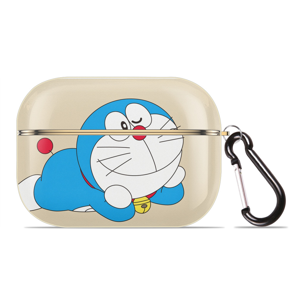 （画像用） ドラえもん Doraemon 【AirPods Pro用】ハードシェル保護ケース｜耐衝撃・防指紋・カラビナ付き商品仕様