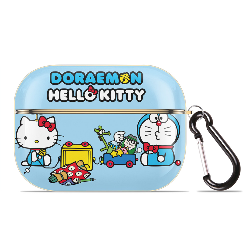 （画像用） ドラえもん Doraemon 【AirPods Pro用】ハードシェル保護ケース｜耐衝撃・防指紋・カラビナ付き商品仕様