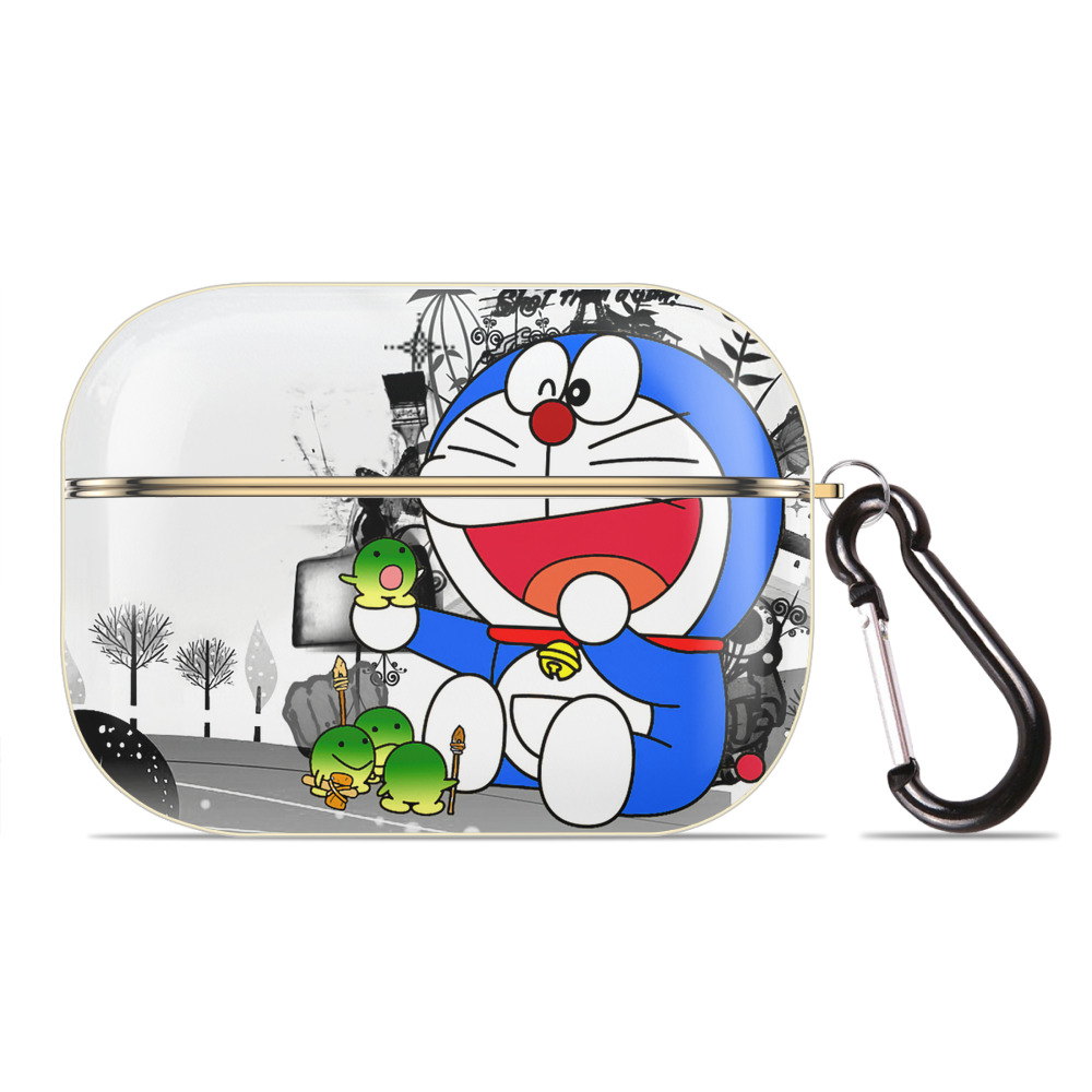 （画像用） ドラえもん Doraemon 【AirPods Pro用】ハードシェル保護ケース｜耐衝撃・防指紋・カラビナ付き商品仕様