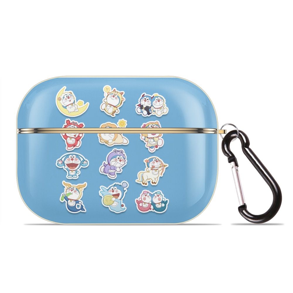 （画像用） ドラえもん Doraemon 【AirPods Pro用】ハードシェル保護ケース｜耐衝撃・防指紋・カラビナ付き商品仕様