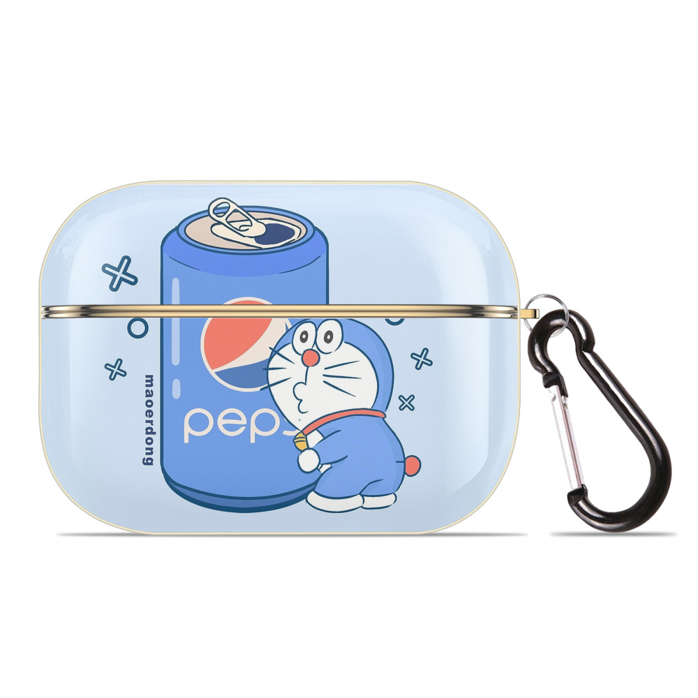 （画像用） ドラえもん Doraemon 【AirPods Pro用】ハードシェル保護ケース｜耐衝撃・防指紋・カラビナ付き商品仕様