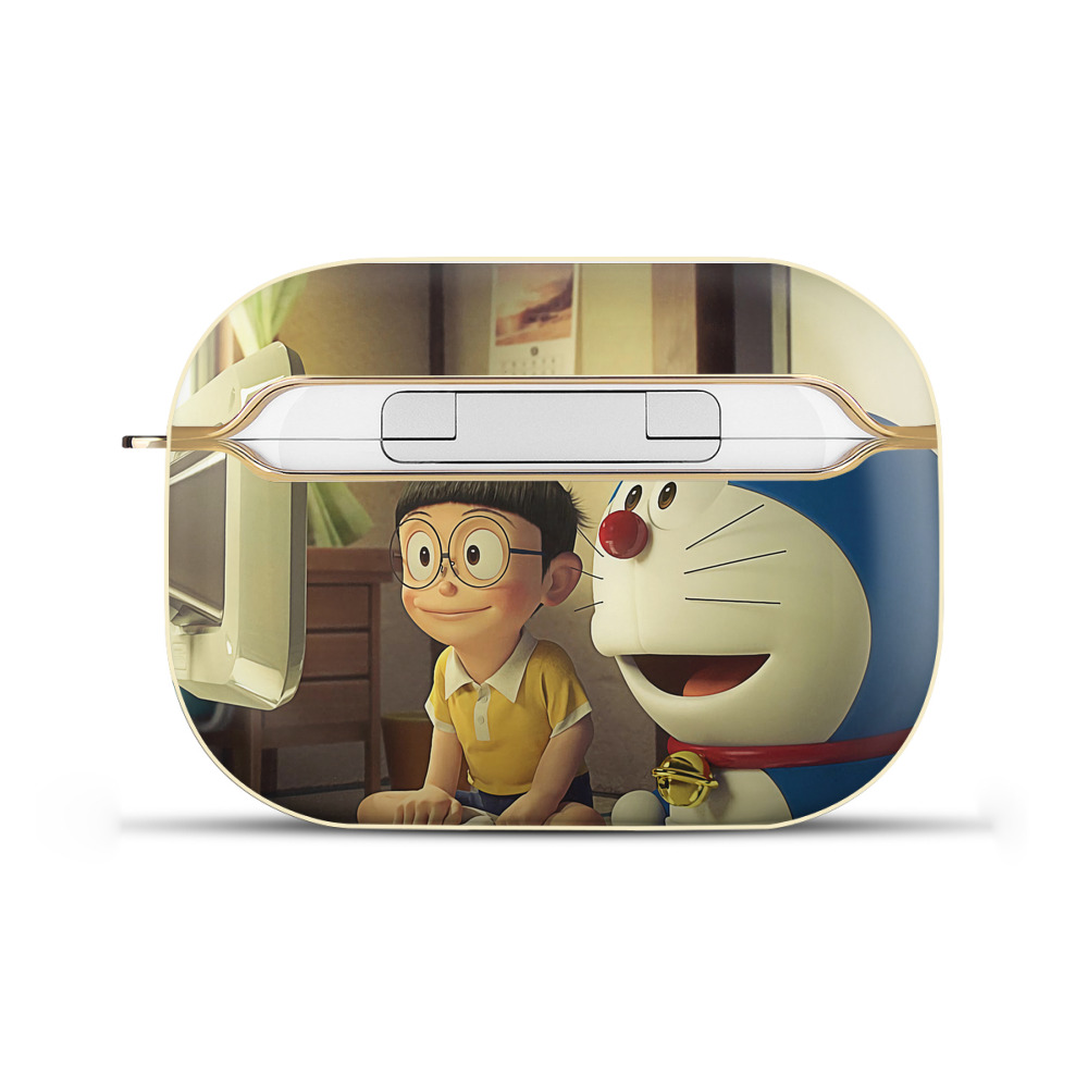 （画像用） ドラえもん Doraemon 【AirPods Pro用】ハードシェル保護ケース｜耐衝撃・防指紋・カラビナ付き商品仕様
