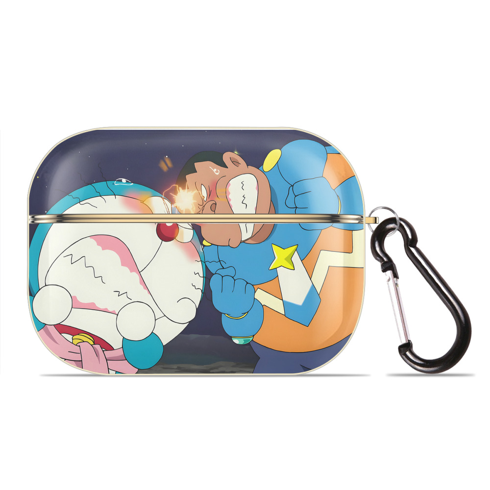 （画像用） ドラえもん Doraemon 【AirPods Pro用】ハードシェル保護ケース｜耐衝撃・防指紋・カラビナ付き商品仕様