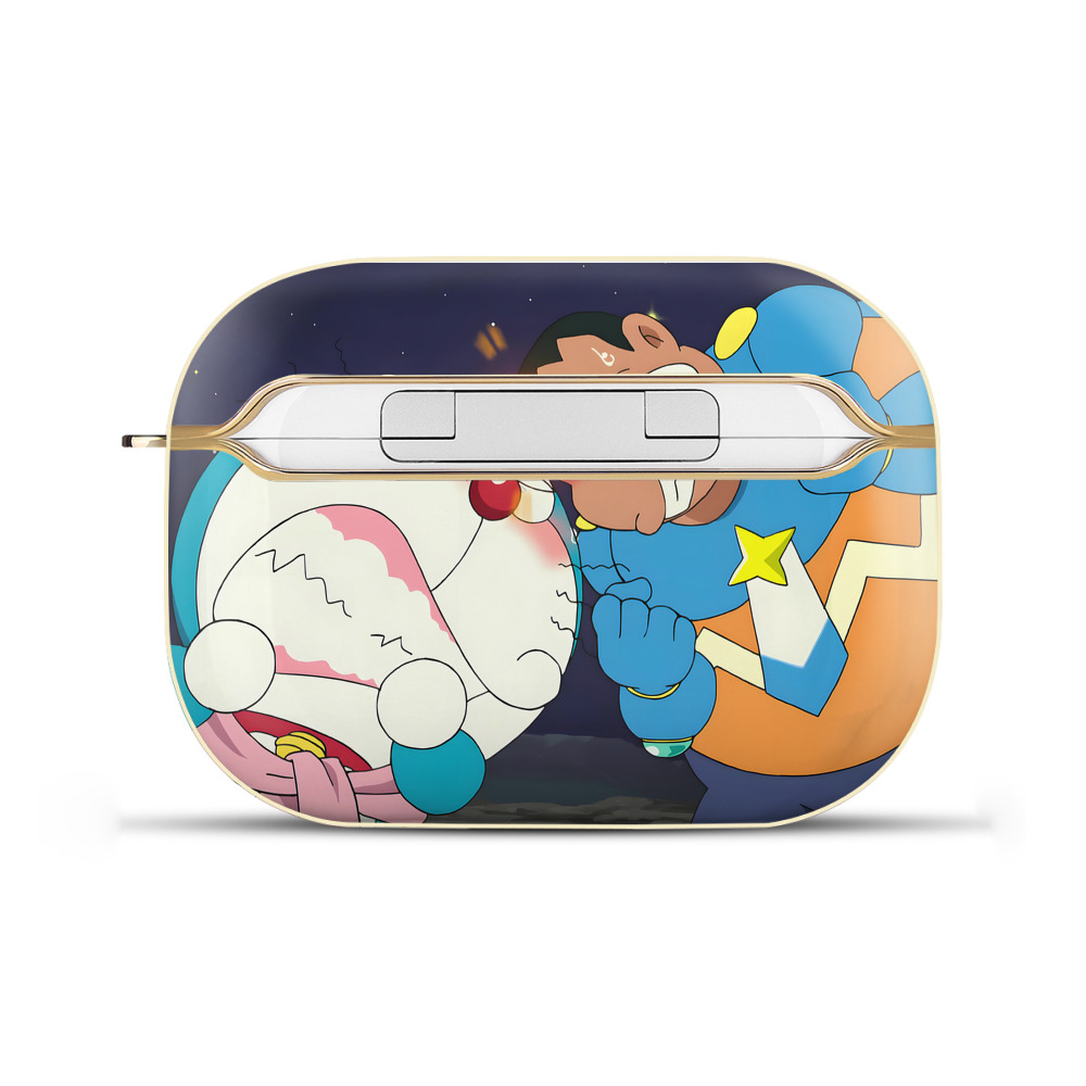 （画像用） ドラえもん Doraemon 【AirPods Pro用】ハードシェル保護ケース｜耐衝撃・防指紋・カラビナ付き商品仕様