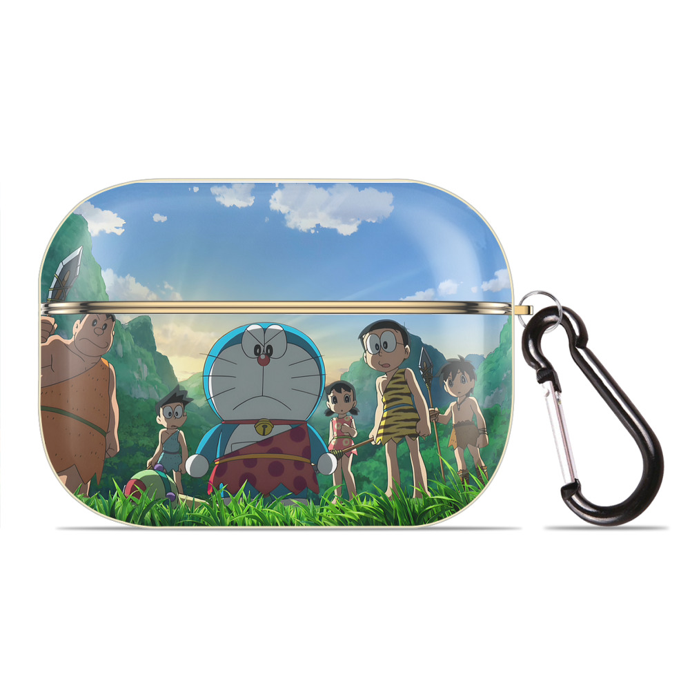 （画像用） ドラえもん Doraemon 【AirPods Pro用】ハードシェル保護ケース｜耐衝撃・防指紋・カラビナ付き商品仕様