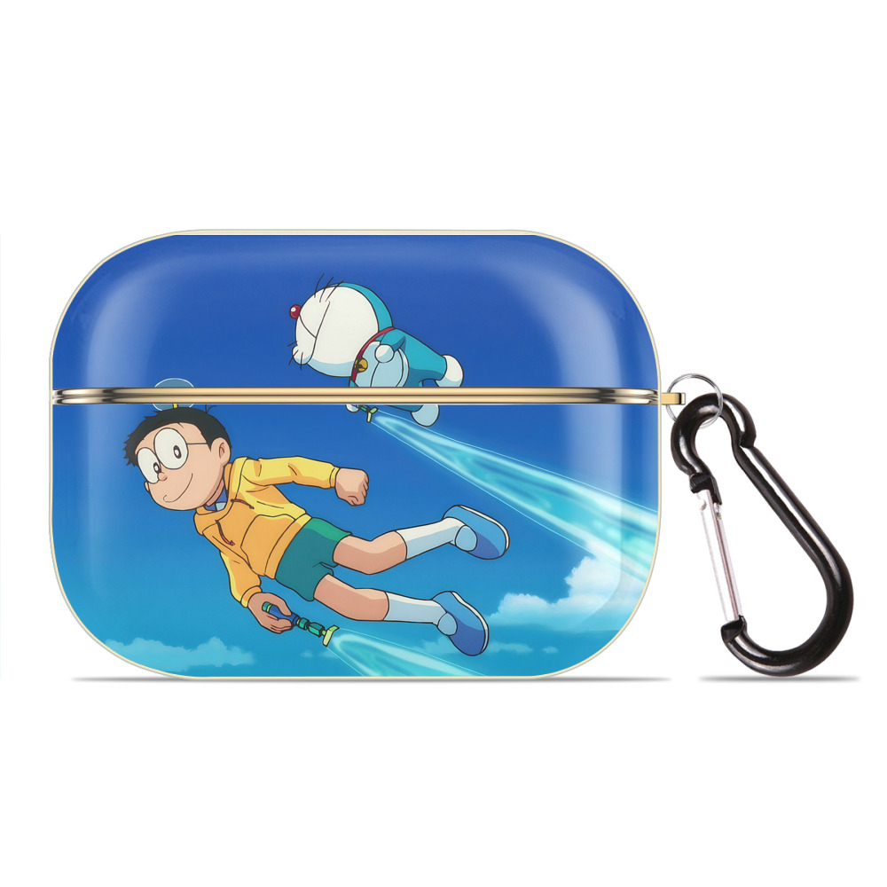 （画像用） ドラえもん Doraemon 【AirPods Pro用】ハードシェル保護ケース｜耐衝撃・防指紋・カラビナ付き商品仕様