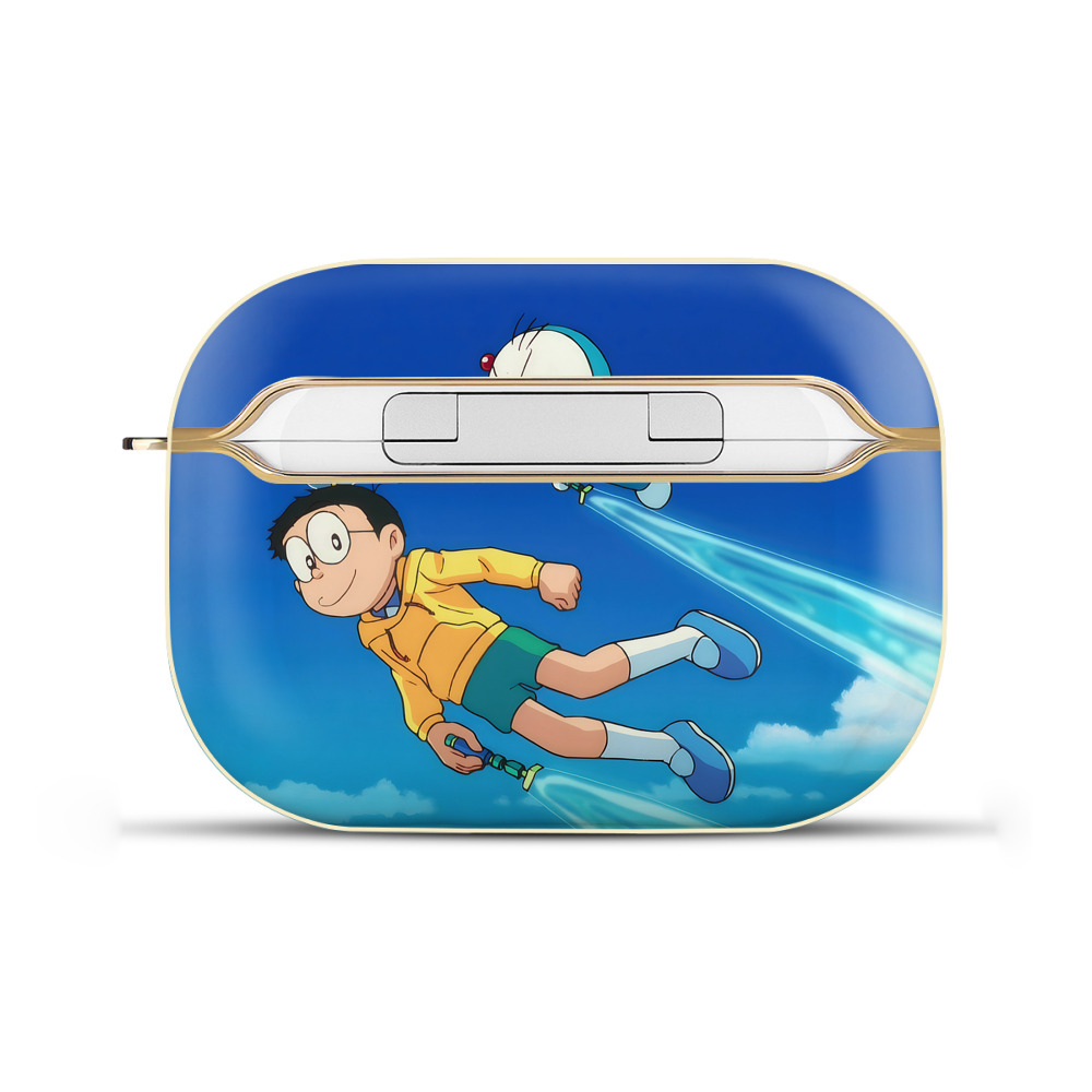 （画像用） ドラえもん Doraemon 【AirPods Pro用】ハードシェル保護ケース｜耐衝撃・防指紋・カラビナ付き商品仕様