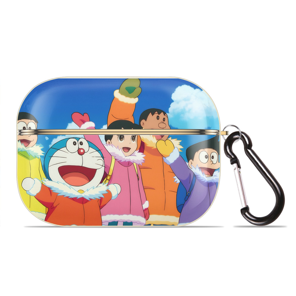 （画像用） ドラえもん Doraemon 【AirPods Pro用】ハードシェル保護ケース｜耐衝撃・防指紋・カラビナ付き商品仕様