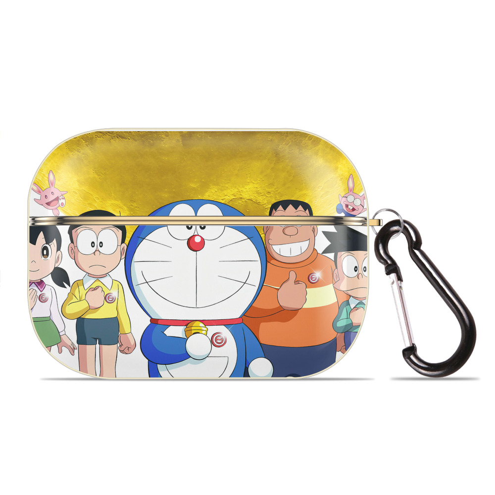 （画像用） ドラえもん Doraemon 【AirPods Pro用】ハードシェル保護ケース｜耐衝撃・防指紋・カラビナ付き商品仕様