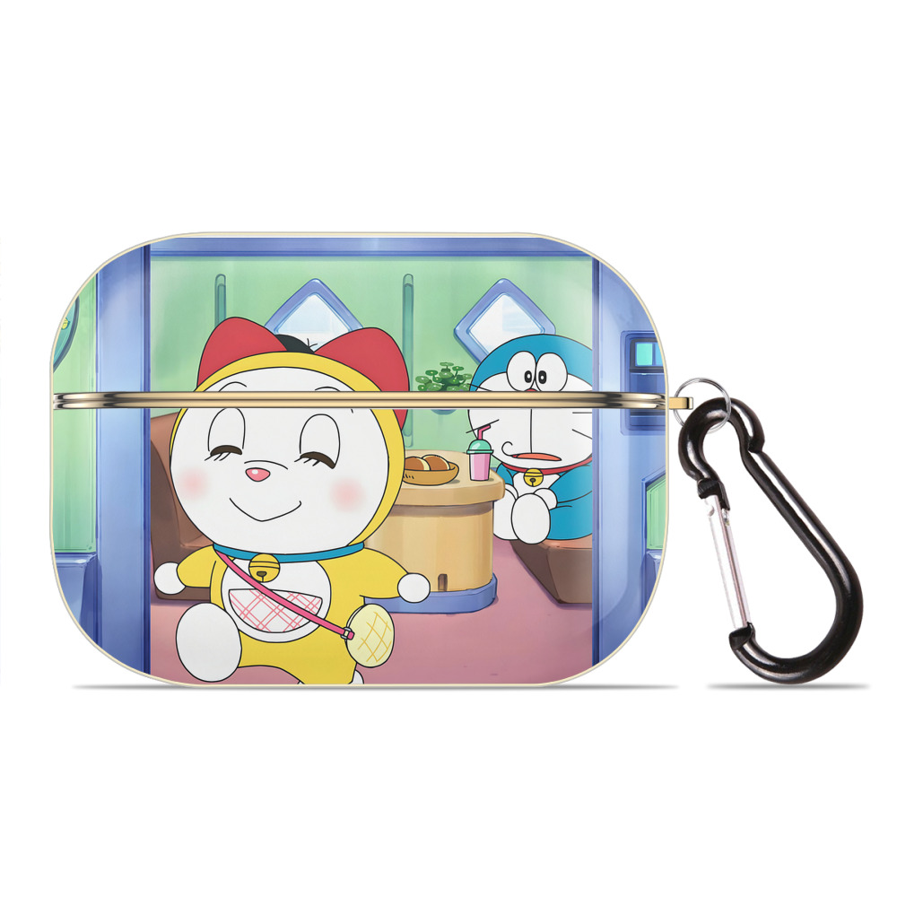 （画像用） ドラえもん Doraemon 【AirPods Pro用】ハードシェル保護ケース｜耐衝撃・防指紋・カラビナ付き商品仕様