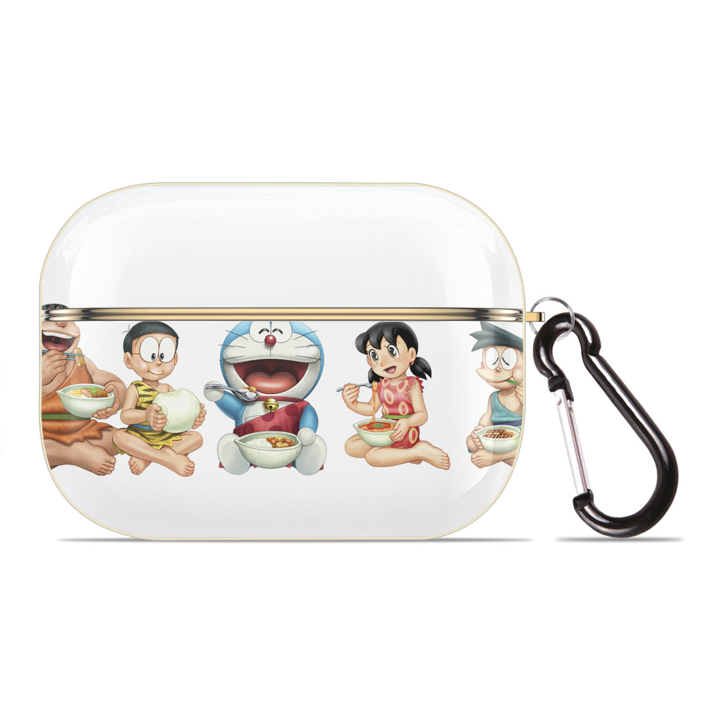（画像用） ドラえもん Doraemon 【AirPods Pro用】ハードシェル保護ケース｜耐衝撃・防指紋・カラビナ付き商品仕様