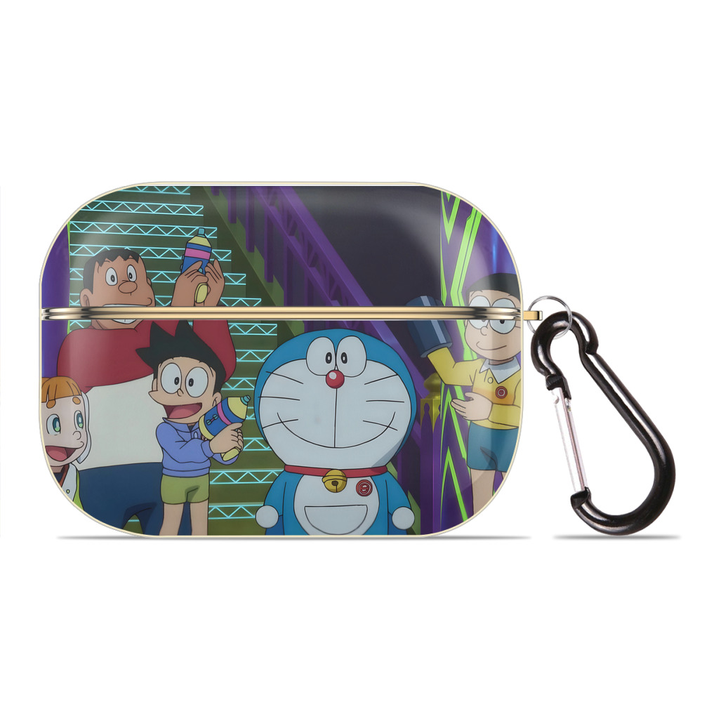 （画像用） ドラえもん Doraemon 【AirPods Pro用】ハードシェル保護ケース｜耐衝撃・防指紋・カラビナ付き商品仕様