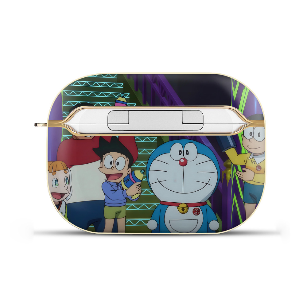 （画像用） ドラえもん Doraemon 【AirPods Pro用】ハードシェル保護ケース｜耐衝撃・防指紋・カラビナ付き商品仕様