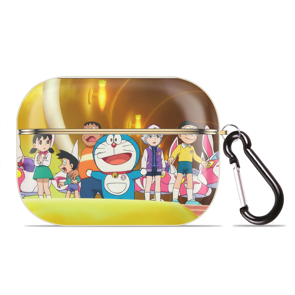 （画像用） ドラえもん Doraemon 【AirPods Pro用】ハードシェル保護ケース｜耐衝撃・防指紋・カラビナ付き商品仕様