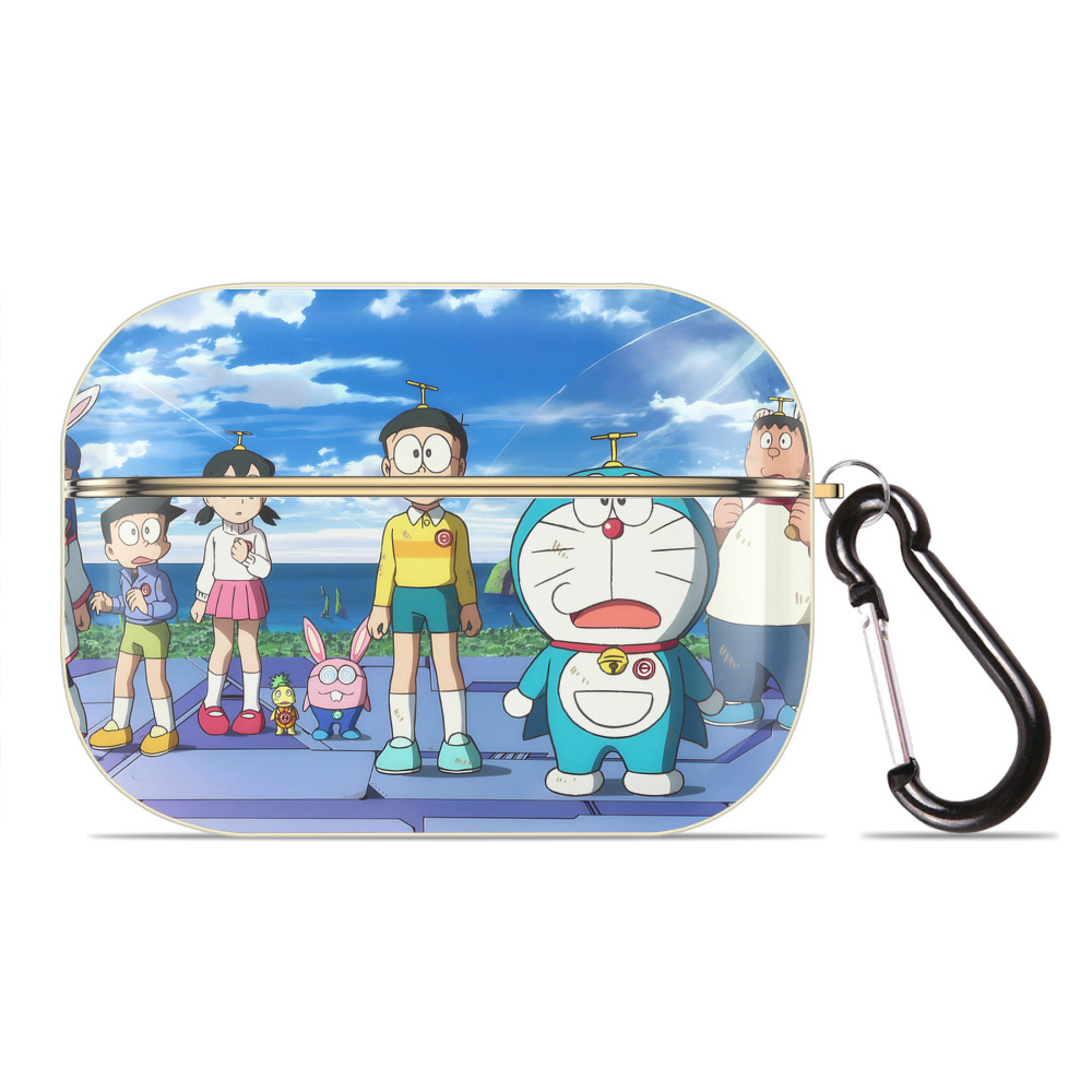 （画像用） ドラえもん Doraemon 【AirPods Pro用】ハードシェル保護ケース｜耐衝撃・防指紋・カラビナ付き商品仕様