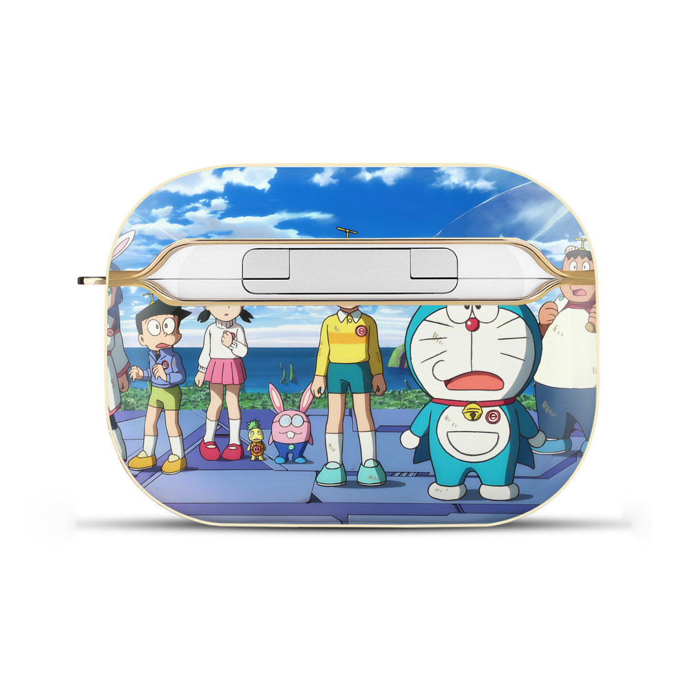 （画像用） ドラえもん Doraemon 【AirPods Pro用】ハードシェル保護ケース｜耐衝撃・防指紋・カラビナ付き商品仕様