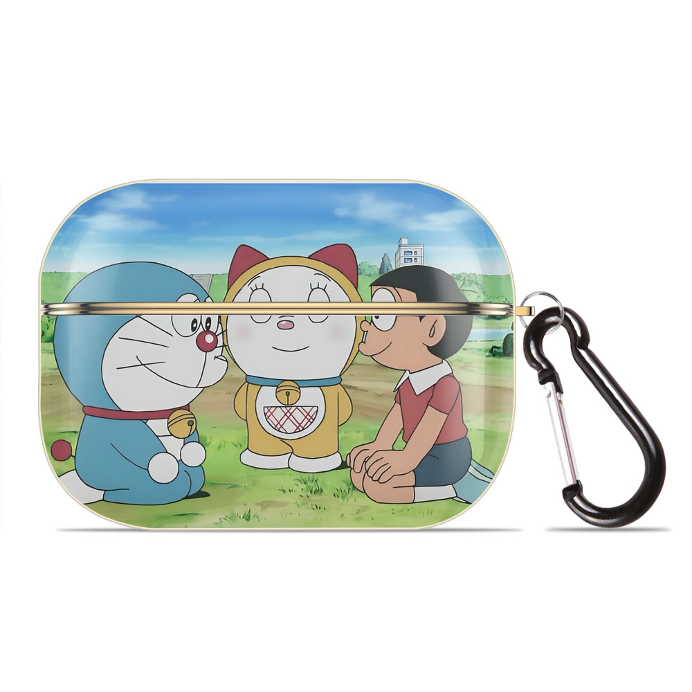 （画像用） ドラえもん Doraemon 【AirPods Pro用】ハードシェル保護ケース｜耐衝撃・防指紋・カラビナ付き商品仕様