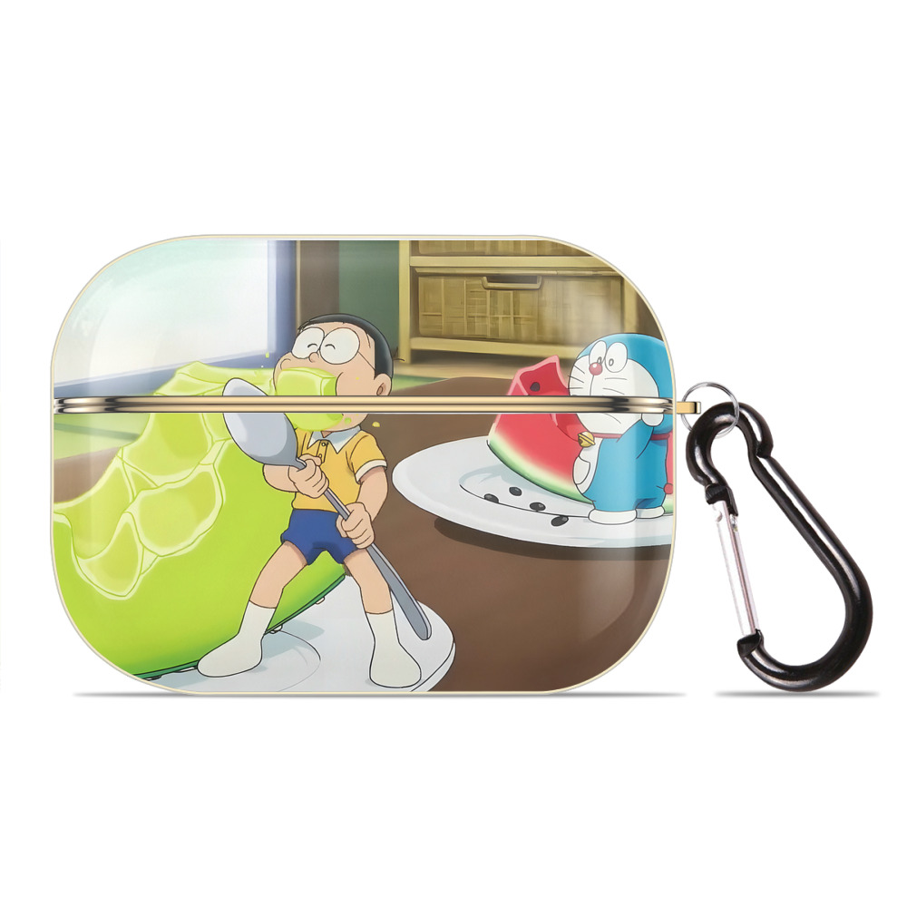 （画像用） ドラえもん Doraemon 【AirPods Pro用】ハードシェル保護ケース｜耐衝撃・防指紋・カラビナ付き商品仕様