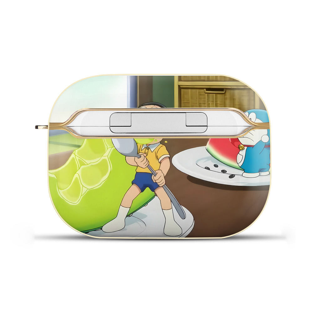 （画像用） ドラえもん Doraemon 【AirPods Pro用】ハードシェル保護ケース｜耐衝撃・防指紋・カラビナ付き商品仕様