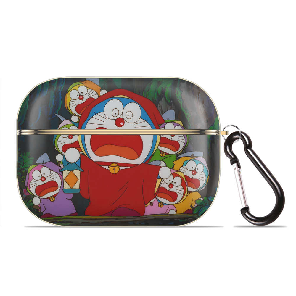 （画像用） ドラえもん Doraemon 【AirPods Pro用】ハードシェル保護ケース｜耐衝撃・防指紋・カラビナ付き商品仕様