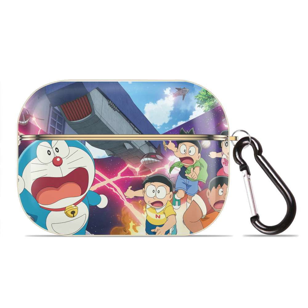 （画像用） ドラえもん Doraemon 【AirPods Pro用】ハードシェル保護ケース｜耐衝撃・防指紋・カラビナ付き商品仕様