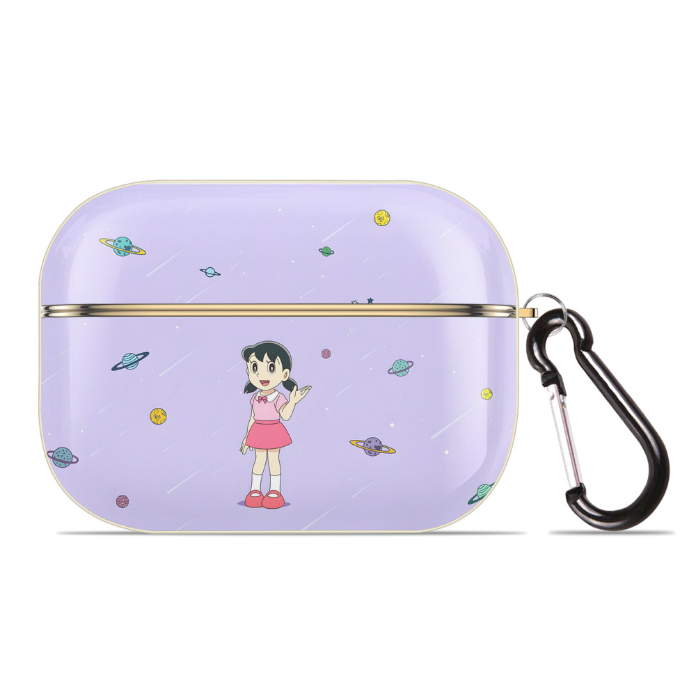 （画像用） ドラえもん Doraemon 【AirPods Pro用】ハードシェル保護ケース｜耐衝撃・防指紋・カラビナ付き商品仕様