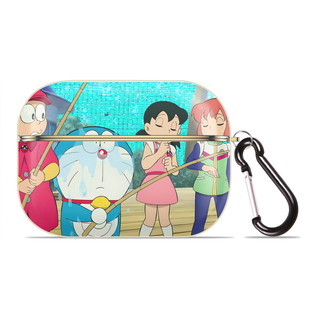 （画像用） ドラえもん Doraemon 【AirPods Pro用】ハードシェル保護ケース｜耐衝撃・防指紋・カラビナ付き商品仕様