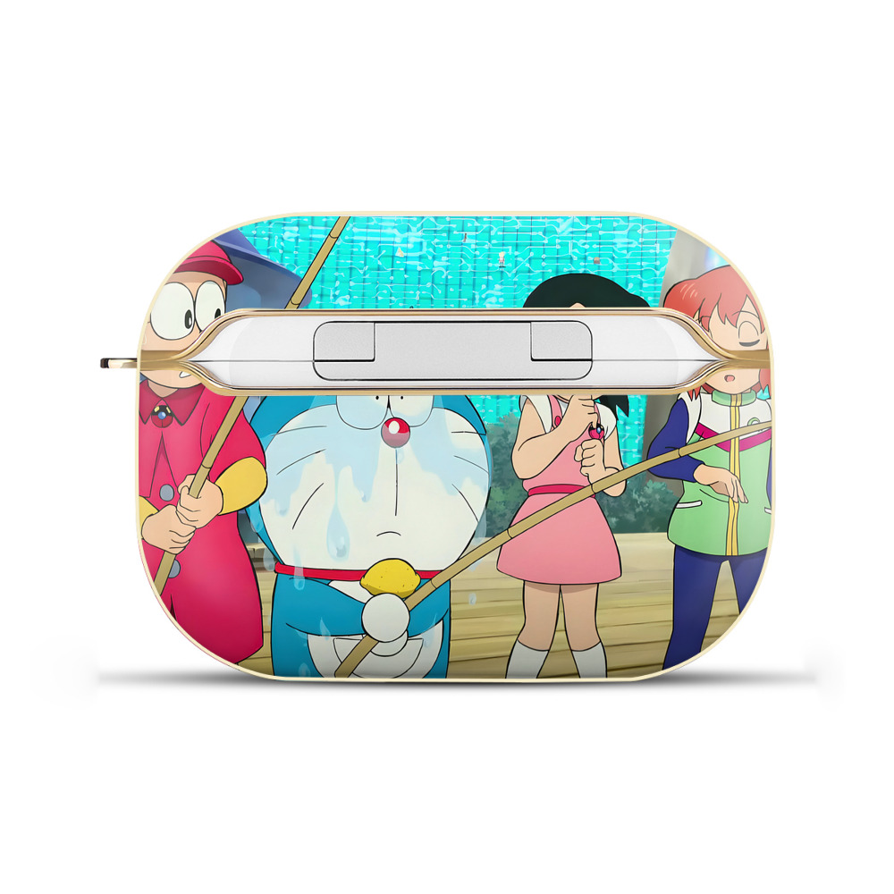 （画像用） ドラえもん Doraemon 【AirPods Pro用】ハードシェル保護ケース｜耐衝撃・防指紋・カラビナ付き商品仕様