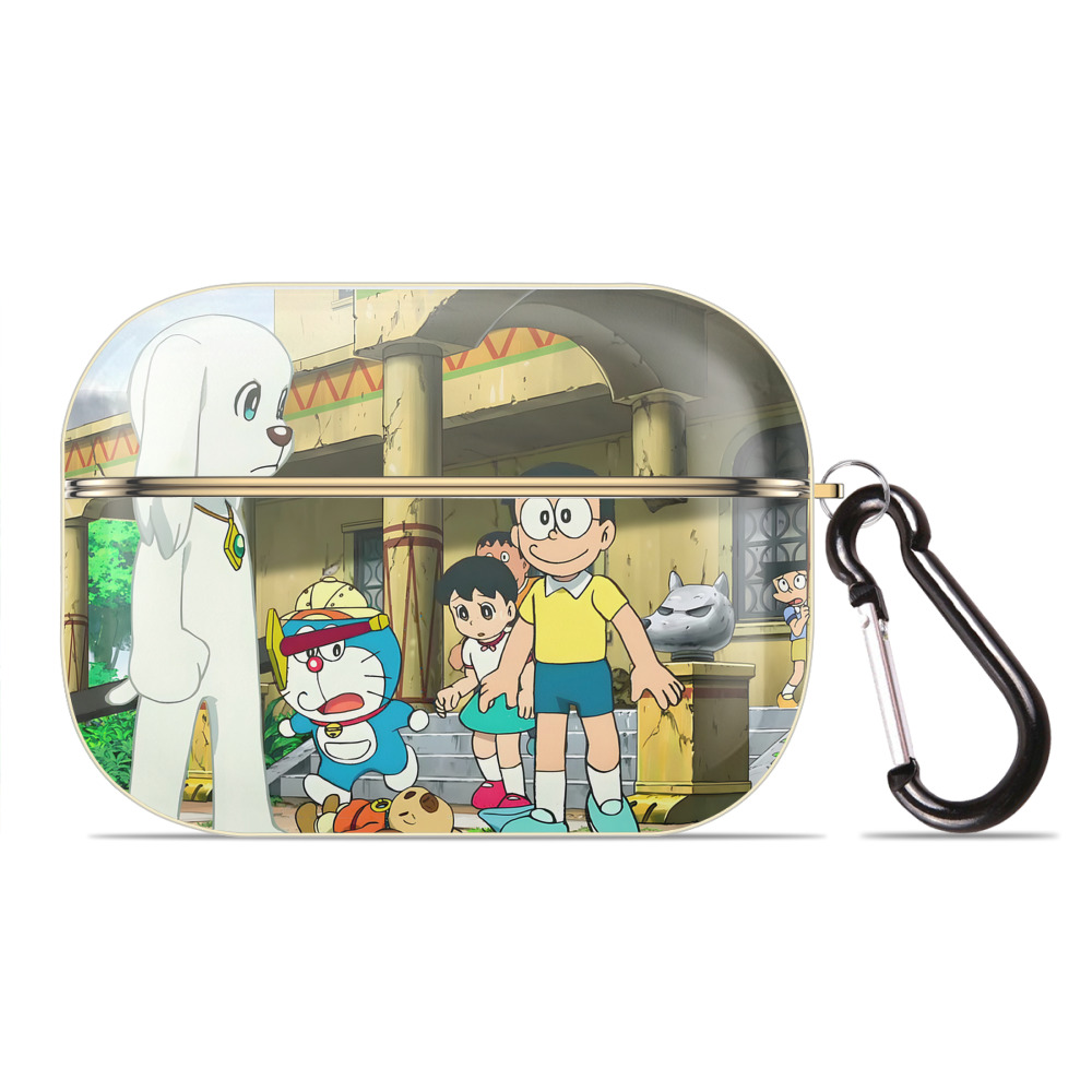 （画像用） ドラえもん Doraemon 【AirPods Pro用】ハードシェル保護ケース｜耐衝撃・防指紋・カラビナ付き商品仕様