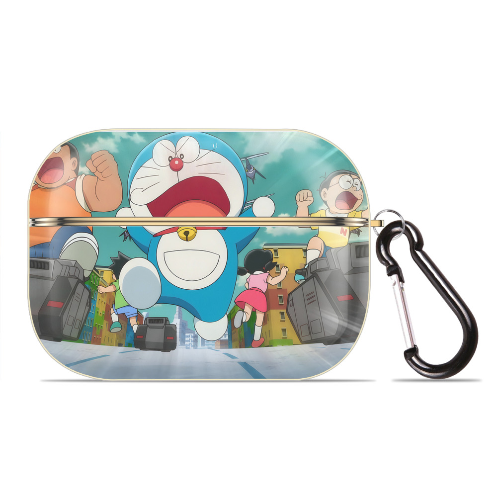 （画像用） ドラえもん Doraemon 【AirPods Pro用】ハードシェル保護ケース｜耐衝撃・防指紋・カラビナ付き商品仕様