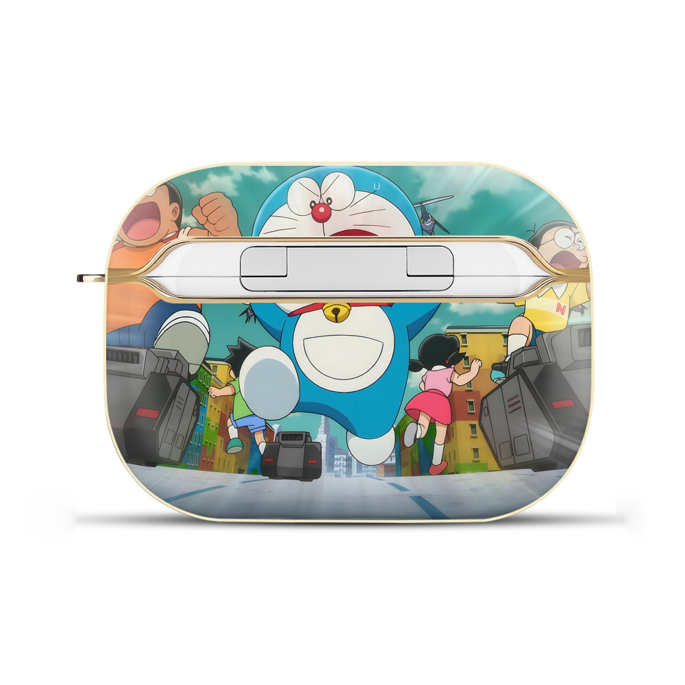 （画像用） ドラえもん Doraemon 【AirPods Pro用】ハードシェル保護ケース｜耐衝撃・防指紋・カラビナ付き商品仕様