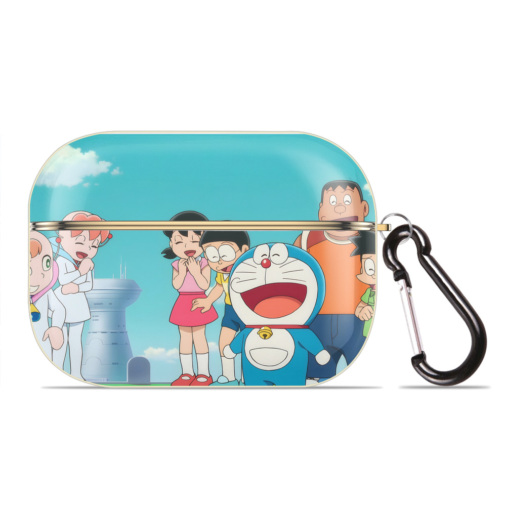（画像用） ドラえもん Doraemon 【AirPods Pro用】ハードシェル保護ケース｜耐衝撃・防指紋・カラビナ付き商品仕様