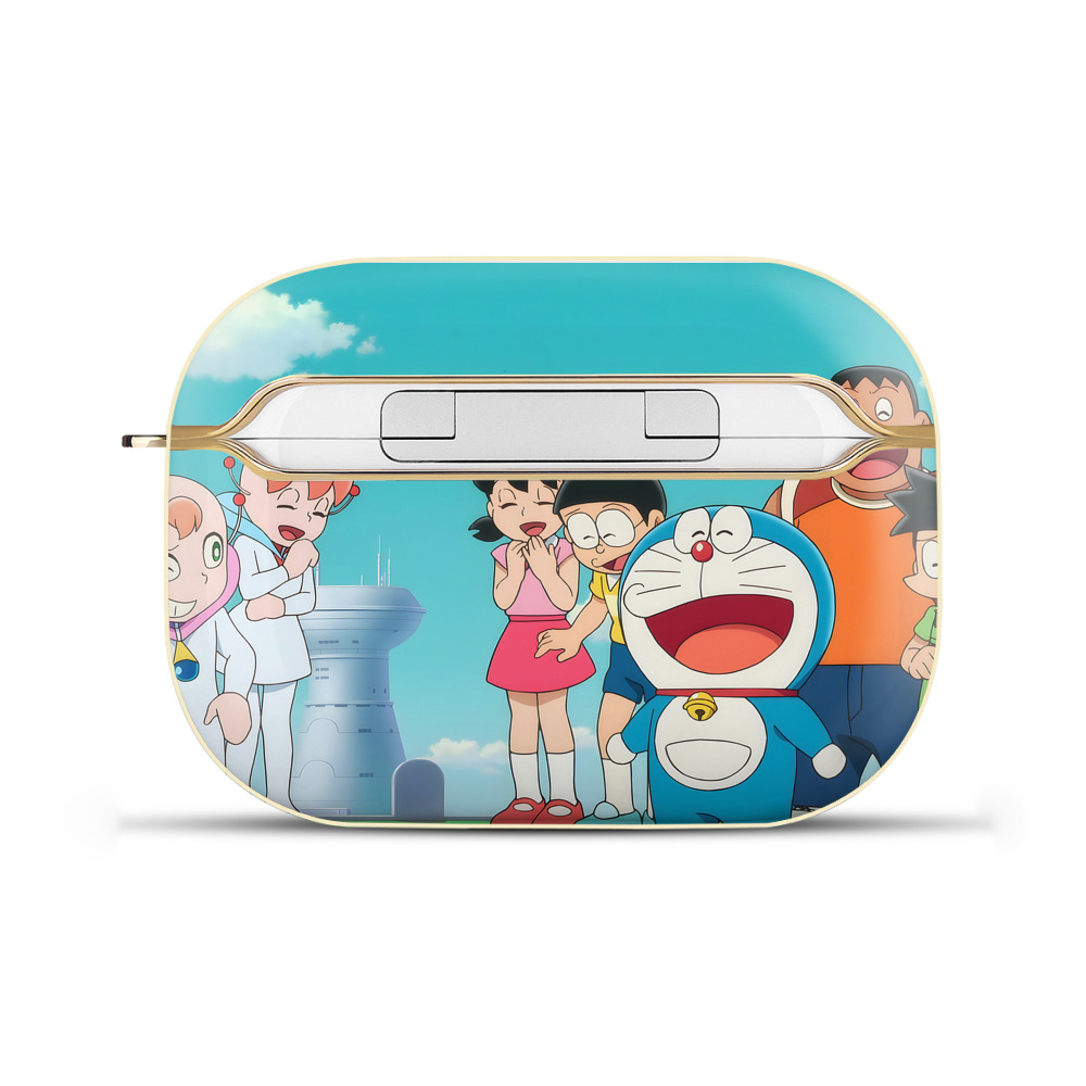 （画像用） ドラえもん Doraemon 【AirPods Pro用】ハードシェル保護ケース｜耐衝撃・防指紋・カラビナ付き商品仕様