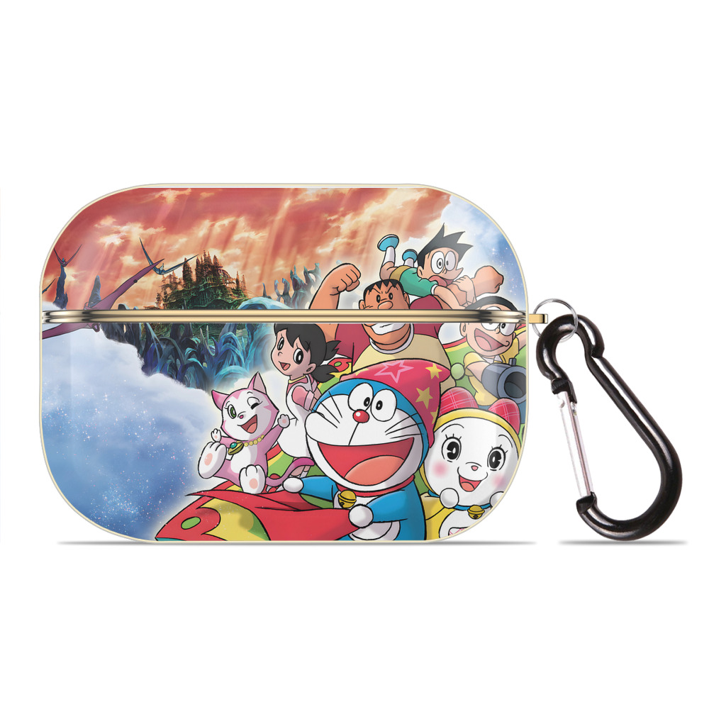（画像用） ドラえもん Doraemon 【AirPods Pro用】ハードシェル保護ケース｜耐衝撃・防指紋・カラビナ付き商品仕様
