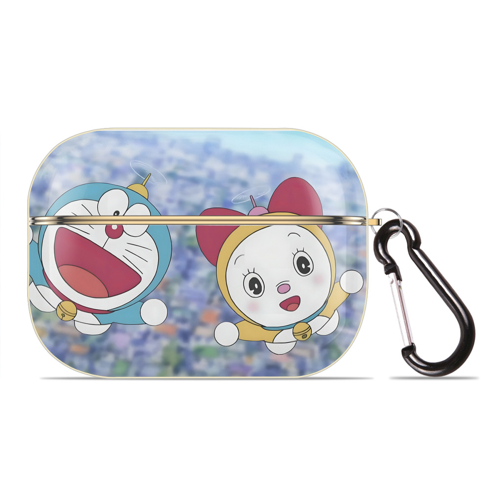 （画像用） ドラえもん Doraemon 【AirPods Pro用】ハードシェル保護ケース｜耐衝撃・防指紋・カラビナ付き商品仕様