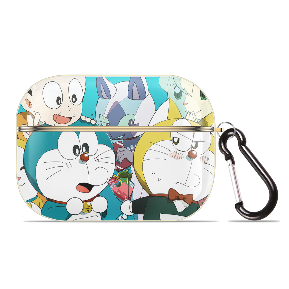 （画像用） ドラえもん Doraemon 【AirPods Pro用】ハードシェル保護ケース｜耐衝撃・防指紋・カラビナ付き商品仕様
