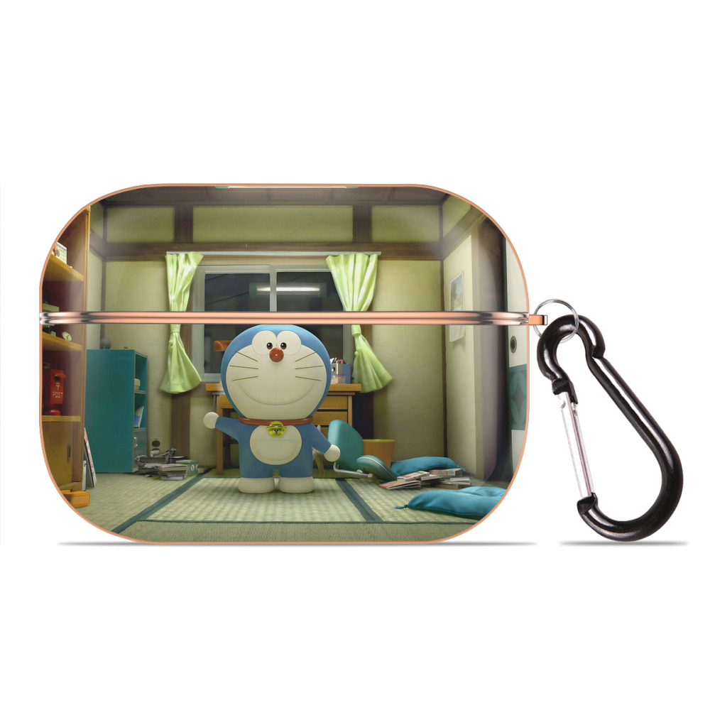 （画像用） ドラえもん Doraemon 【AirPods Pro用】ハードシェル保護ケース｜耐衝撃・防指紋・カラビナ付き商品仕様