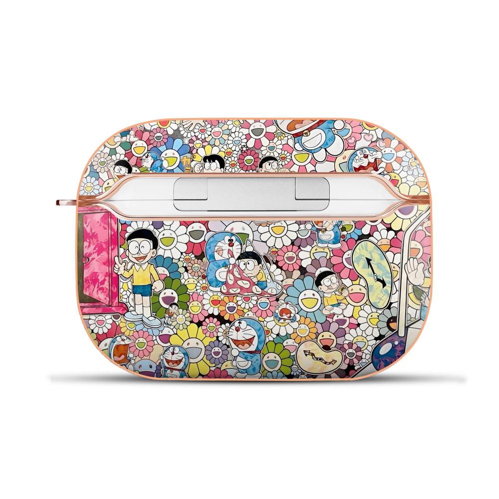 （画像用） ドラえもん Doraemon 【AirPods Pro用】ハードシェル保護ケース｜耐衝撃・防指紋・カラビナ付き商品仕様